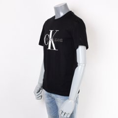 CALVIN KLEIN JEANS カルバンクラインジーンズ CK ロゴ Tシャツ ブラック画像