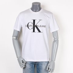 CALVIN KLEIN JEANS カルバンクラインジーンズ CK ロゴ Tシャツ ホワイトの画像