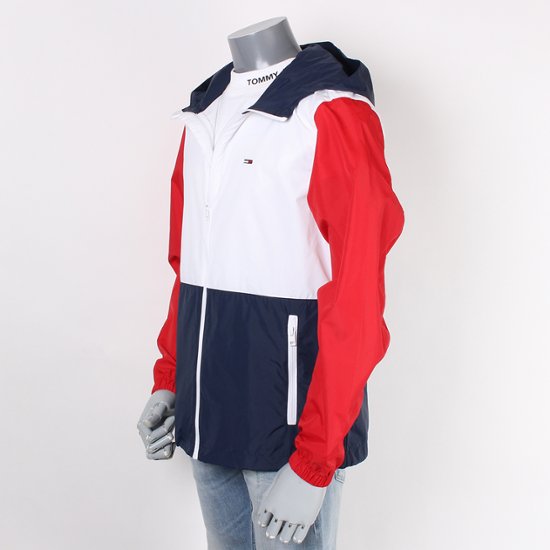 TOMMYJEANS トミージーンズ ウインドブレイカー ナイロンジップパーカー 定番カラー画像