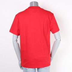 TOMMYJEANS トミージーンズロゴハイネック Tシャツ レッド画像