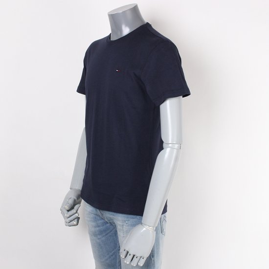 TOMMYJEANS トミージーンズ ベーシッククルーネックＴシャツ ネイビー画像