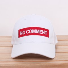 NOCOMMENTPARIS ノーコメントパリ キャップ ホワイト ボックスロゴ NC-CP013SP 【国内正規品】の画像