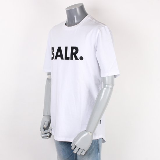 BALR ボーラー 半袖 Tシャツ ホワイト ブランドロゴ画像