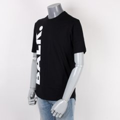 BALR ボーラー 半袖 Tシャツ ブラック ブランドロゴ画像