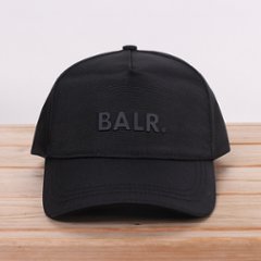 BALR ボーラー キャップ  ブラック ブランドロゴ マットブラックの画像