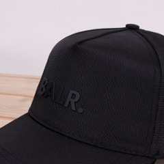 BALR ボーラー キャップ  ブラック ブランドロゴ マットブラック画像