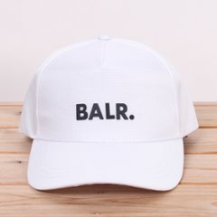 BALR ボーラー キャップ  ホワイト ブランドロゴ マットブラックの画像