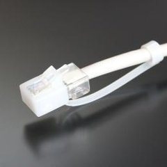 RJ45プラグ用保護カバー100個入り(CPC-WH-100P)の画像