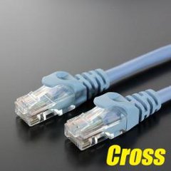 CAT5E クロス 1M ライトブルー(CBC5EX-010-BL)の画像