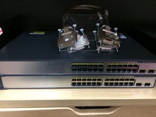 【中古】Cisco(L3スイッチ スタック演習セット)の画像