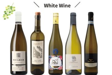ニコラワイン通信Vol.5　夏にピッタリ! 白ワイン品種飲み比べ５本セットの画像