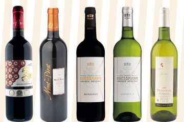 ニコラワイン通信Vol.9　干支ワイン入りボルドーAOC赤白ワイン5本セットの画像