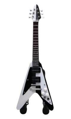 Musical Story Artist motif 1/6 15cm ミニチュア ギター 楽器 マイケル シェンカー 1975 フライング Vの画像