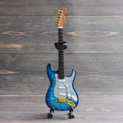 Musical Story 1/4 ミニチュア 楽器 ギター 60s ストラトキャスター アクアブルーの画像
