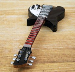 Musical Story Artist motif 1/6 15cm ミニチュア ギター 楽器 ビートルズ ジョン レノン リッケンバッカー 画像
