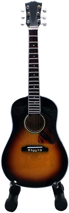 Musical Story 1/6 15cm ミニチュア ギター 楽器 J-45 アコースティック ギター の画像