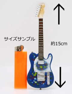 Musical Story Artist motif 1/6 15cm ミニチュア ギター 楽器 リッチーブラックモア トリビュート ストラトキャスター画像