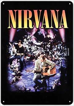 Nirvana ニルヴァーナ Mtv ティンサイン プレートの画像