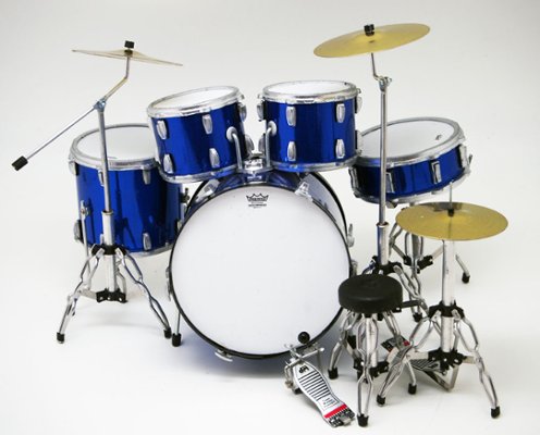 Musical Story 1/6 ミニチュア ドラム フィギュア 楽器 パールブルーの画像