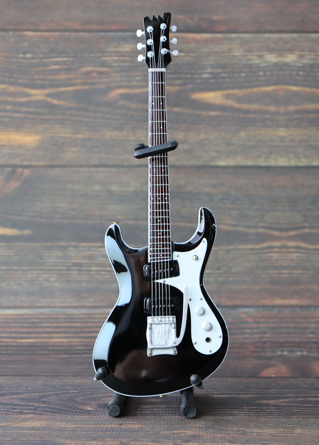 Musical Story 1/4 ミニチュア 楽器 ギター モズライト ブラック(ZN  