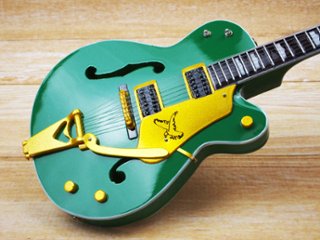 Musical Story 1/4 ミニチュア 楽器 ギター グレッチ GRETSCH  グリーン 画像