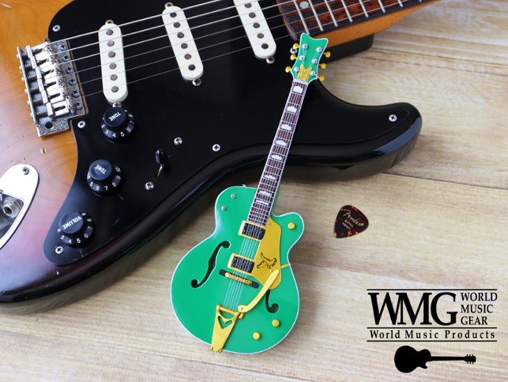 Musical Story 1/4 ミニチュア 楽器 ギター グレッチ GRETSCH  グリーン 画像