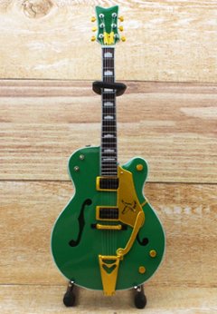 Musical Story 1/4 ミニチュア 楽器 ギター グレッチ GRETSCH  グリーン の画像