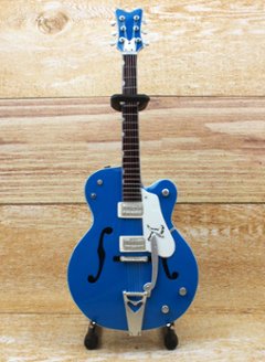 Musical Story 1/4 ミニチュア 楽器 ギター グレッチ GRETSCH ブルーの画像