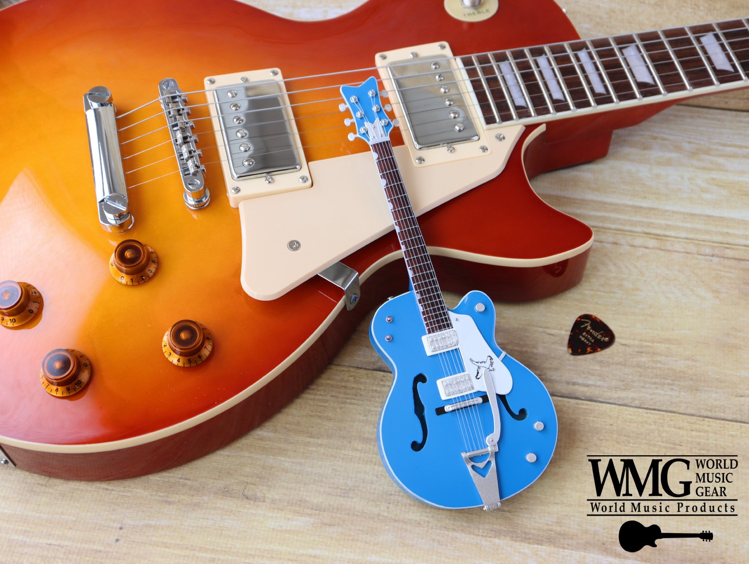 Musical Story 1/4 ミニチュア 楽器 ギター グレッチ GRETSCH ブルー