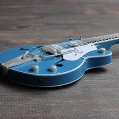 Musical Story 1/4 ミニチュア 楽器 ギター グレッチ ブルー画像