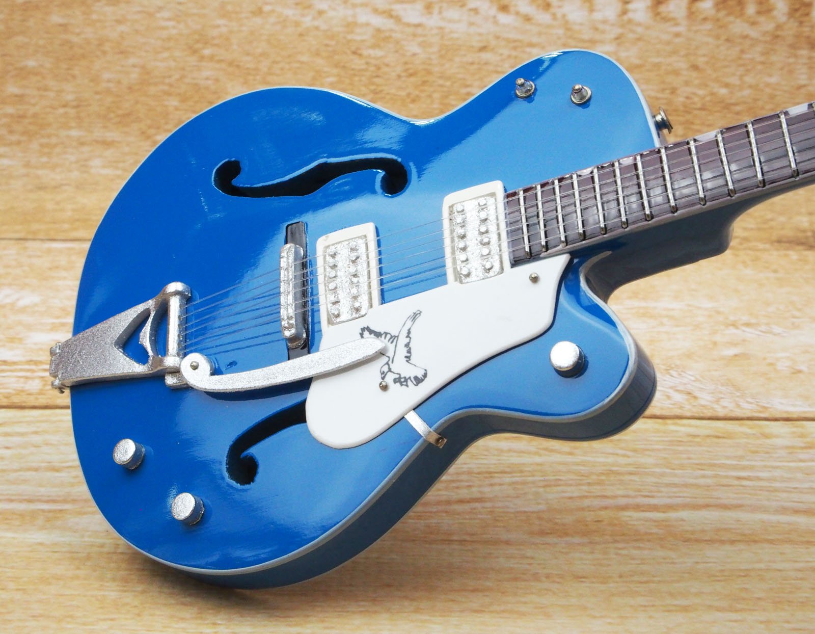 Musical Story 1/4 ミニチュア 楽器 ギター グレッチ GRETSCH ブルー