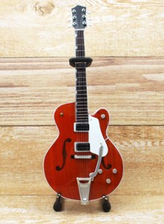 Musical Story 1/4 ミニチュア 楽器 ギター グレッチ GRETSCH オレンジステインの画像