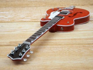 Musical Story 1/4 ミニチュア 楽器 ギター グレッチ GRETSCH オレンジステイン画像