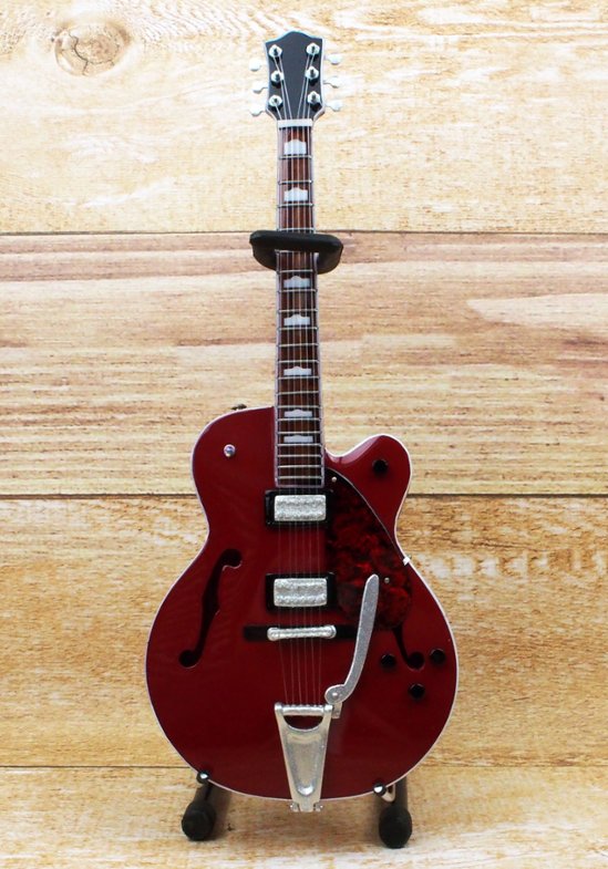 Musical Story 1/4 ミニチュア 楽器 ギター グレッチ GRETSCH キャンディアップルレッド画像