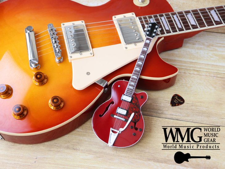 Musical Story 1/4 ミニチュア 楽器 ギター グレッチ GRETSCH キャンディアップルレッド画像