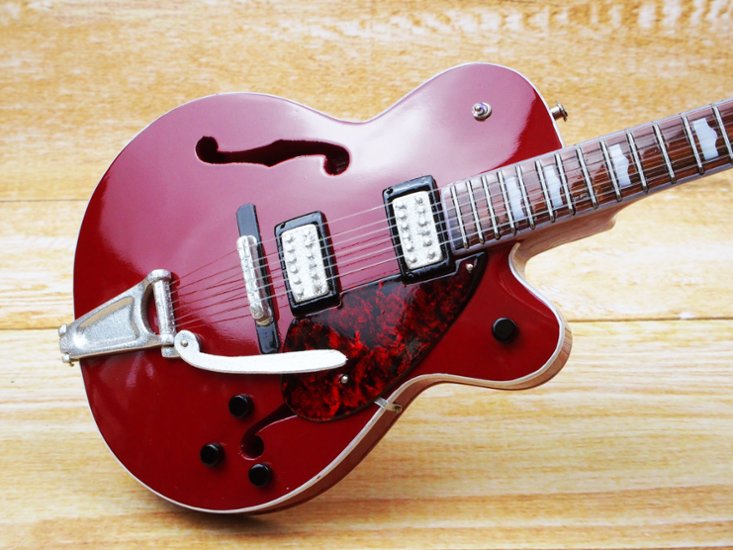 Musical Story 1/4 ミニチュア 楽器 ギター グレッチ GRETSCH キャンディアップルレッド画像