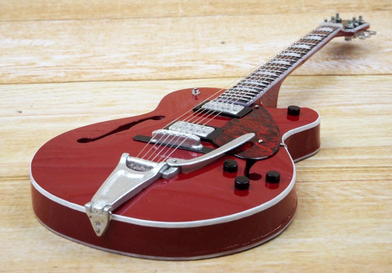 Musical Story 1/4 ミニチュア 楽器 ギター グレッチ GRETSCH キャンディアップルレッド画像