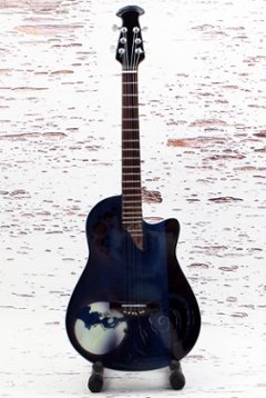 REBELLION 1/4 スケール ミニチュア 楽器 ギター DJ Ashba アシュバ Bat Moonの画像