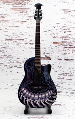 REBELLION 1/4 スケール ミニチュア 楽器 ギター DJ Ashba アシュバ Chrome Boneの画像