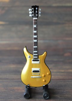 Musical Story Artist motif 1/6 15cm ミニチュア ギター 楽器 DC Standard Gold top Gloss 2008の画像