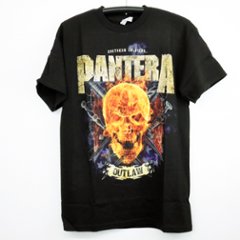 パンテラ OUTLAW SKULL Tシャツの画像