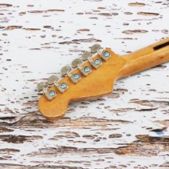 Musical Story 1/3 スケール ミニチュア ギター ストラトタイプ サンバースト (ストラップ付属）画像