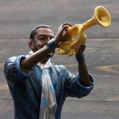 ミュージシャン スタチュー トランペット奏者 ボビー画像