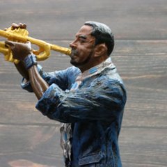ミュージシャン スタチュー トランペット奏者 ボビー画像