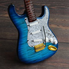 Musical Story 1/3 スケール ミニチュア 楽器 ギター 60s ストラトキャスター アクアブルー画像