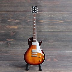 Musical Story 1/3 ミニチュア 楽器 ギター レスポール スタンダード タイプ 60s ICE TEA スタイル の画像