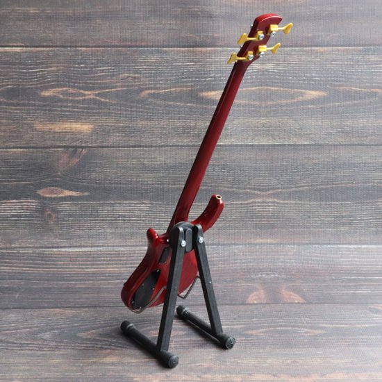 Musical Story 1/3 ミニチュア 楽器 ベース ギター Amber color画像
