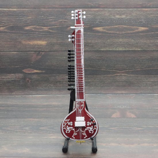 Musical Story 1/4 スケール ミニチュア 楽器 シタール画像