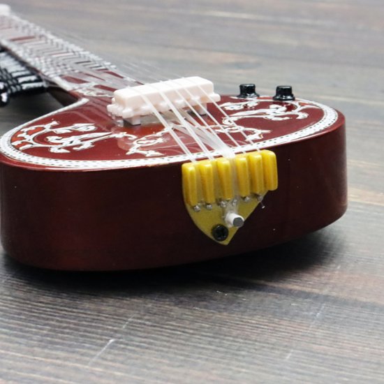 Musical Story 1/4 スケール ミニチュア 楽器 シタール画像