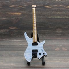 Musical Story 1/3 スケール ミニチュア 楽器 ヘッドレス ギター ライトブルーの画像